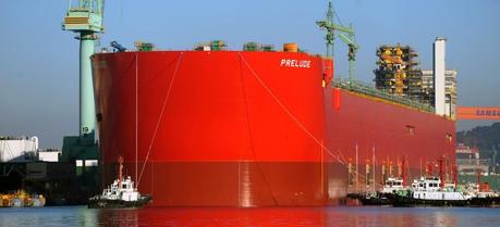 Shell’s Prelude FLNG will be the largest floating facility ever built