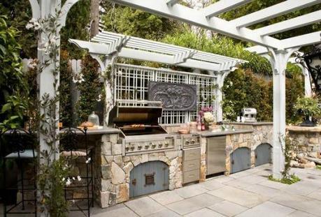 design inspirations outdoor kitchens @Simone Design Blog