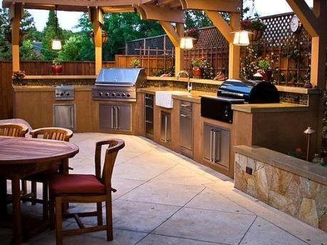 design inspirations outdoor kitchens @Simone Design Blog