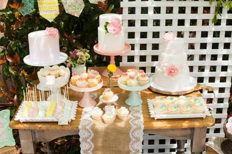 Sofia's Garden Party by 3's A Party Candy Buffets and Party Supplies
