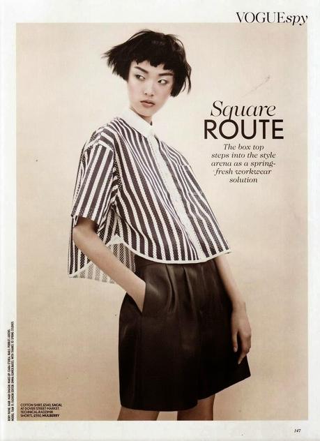 Tian Yi for Vogue Magazine UK, March 2014