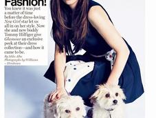 Zooey Deschanel Glamour Magazine April 2014