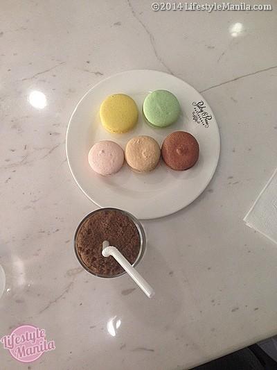 Poetry and Prose Patisserie Macarons and Chocolate on Ice