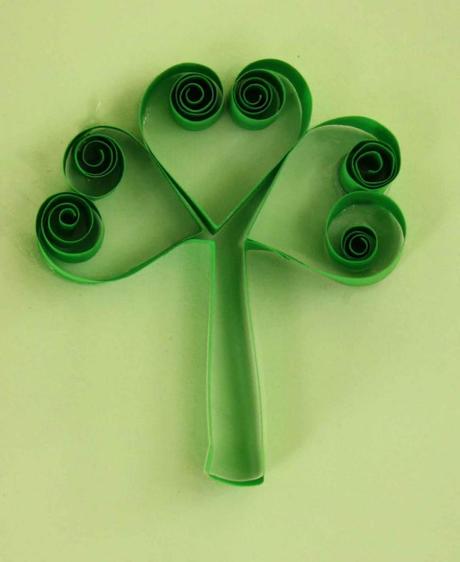 Rolled Paper Shamrock