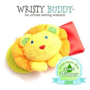 Wristy Buddy Teething Wristband Green Scene Mom Award Winner