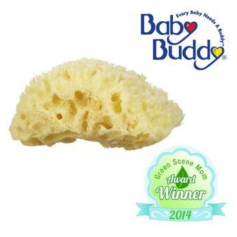 Baby Buddy Natural Bath Sponge Green Scene Mom Award Winner