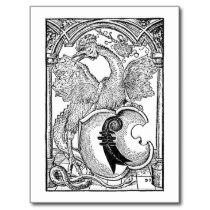 Basilisk Dragon Postcard