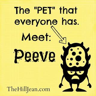 30 Things Series #11: 10 Pet Peeves