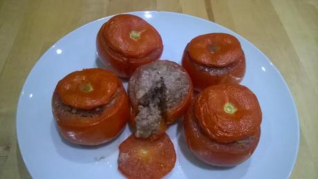 Greek stuffed tomatoes