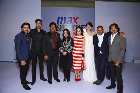 The panel jury at Max Fashion Icon 2014 (Shivan, Narresh, Vasanth Kumar