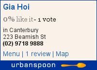 Gia Hoi on Urbanspoon