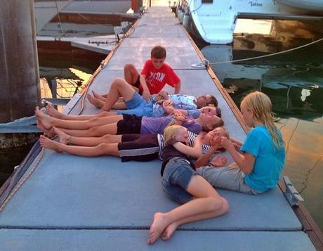 Kid crew at Admiral Marina