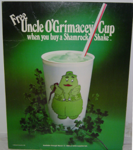 Because drinking a Shamrock Shake out of this won't require the forfeiture of any dignity.