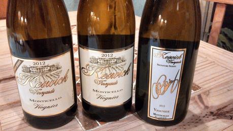 Three Keswick Vineyards Viogniers for #VAWineChat