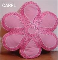 Castle - Pink Flower Pillow