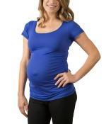Blue Fitness Maternity Shirt