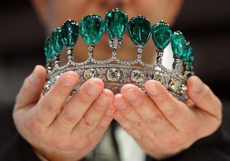 Emerald and Diamond Crown