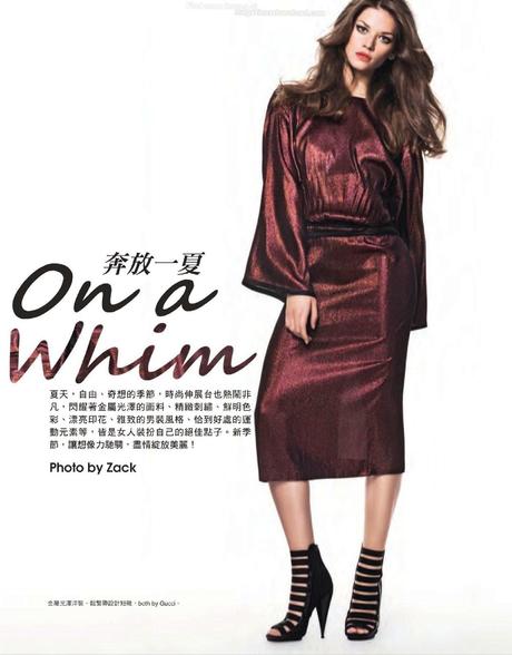 Claudia Anticevic - Marie Claire Magazine Taiwan , March 2014