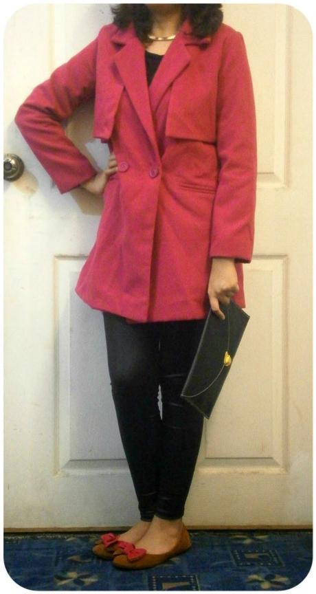 OOTD: Hot Pink Coat