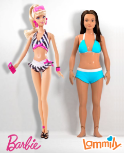 Barbie and Lammily