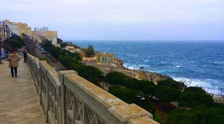 pulia otranto walking along the sea