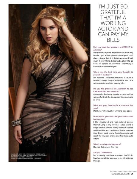 Claire Holt - Glamoholic Magazine US, March 2014