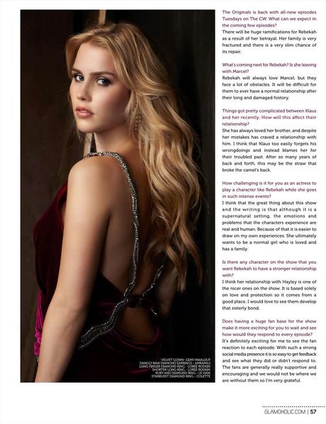 Claire Holt - Glamoholic Magazine US, March 2014