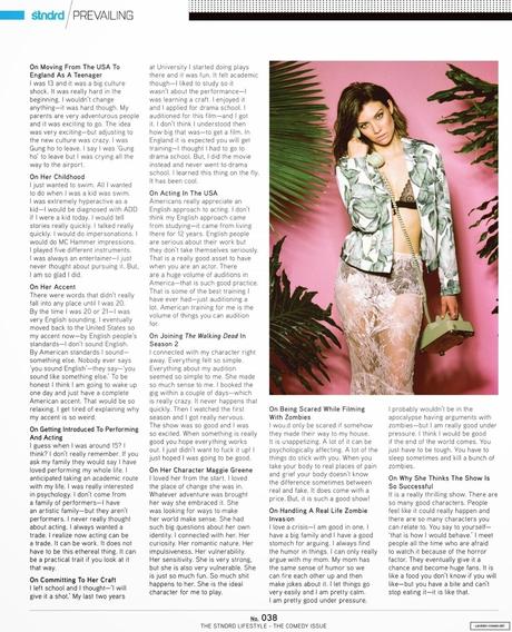 Lauren Cohan - Stndrd Magazine US, March 2014