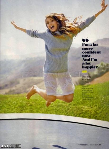 Jessica Alba - Health Magazine US, October 2013