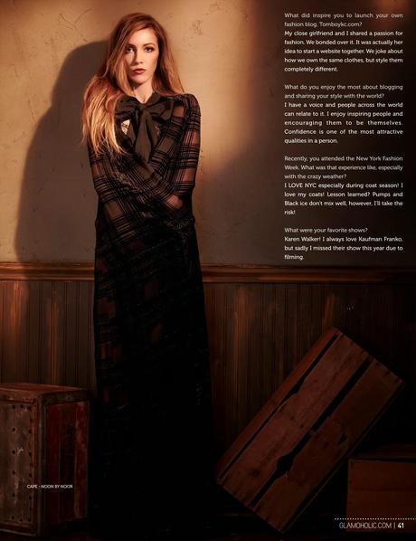 Katie Cassidy - Glamoholic Magazine US, March 2014