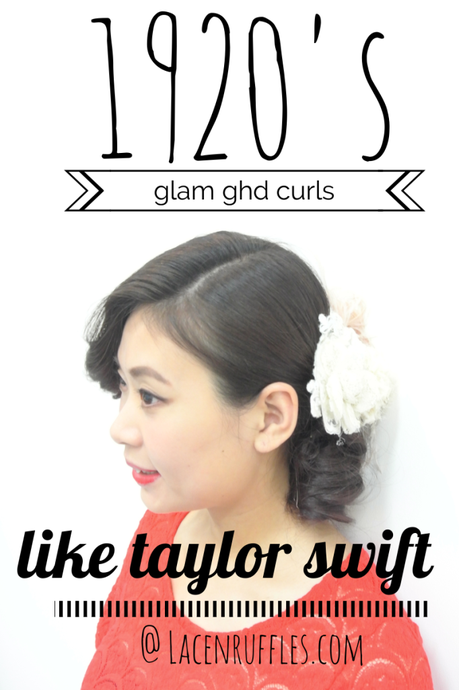 1920's Glam ghd Curls Like Taylor Swift ( Hair Tutorial) | Lace n Ruffles