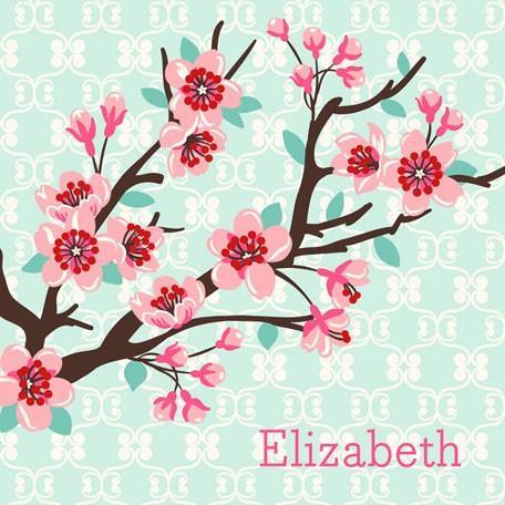 Oopsy daisy Cherry Blossom Branch Canvas Wall Art by  Josephine Kimberling  18x18