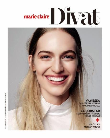 Vanessa Axente by Zoltan Tombor for Marie Claire Hungary, April 2014