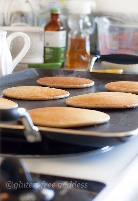 best pancake recipe, I use a stove top griddle across two burners on medium-high heat.