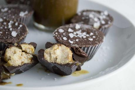 Black Treacle Salted Caramel Walnut Butter Cups