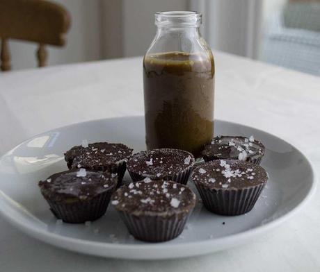 Black Treacle Salted Caramel Walnut Butter Cups