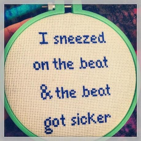 I love cross stitch/embroidery and so when Merry gave me ...