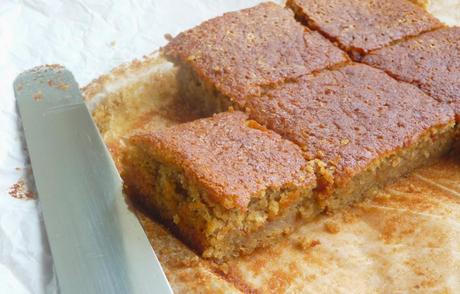 Spiced apple chickpea cake