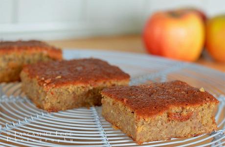 Spiced apple chickpea cake