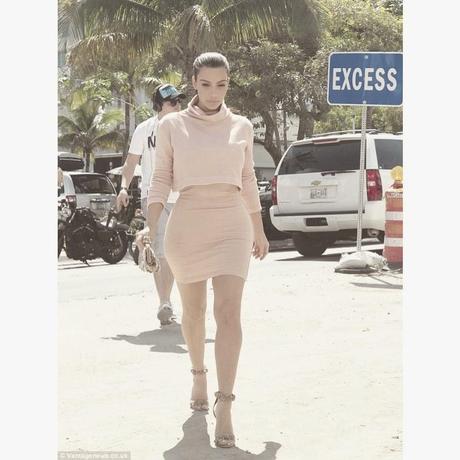 Kim Kardashian Miami Pastel Pale Pink