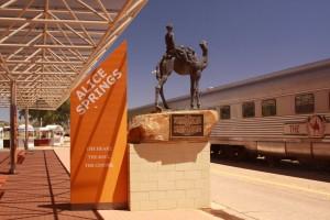 Ghan Statue, Alice Springs Train Depot