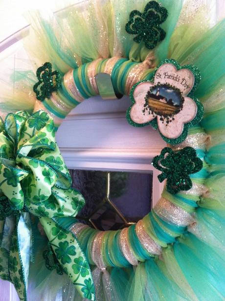 St. Patrick's Tulle Wreath