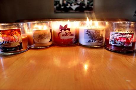 Fall scents candles