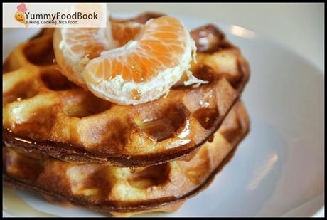 Waffle With Maple Syrup