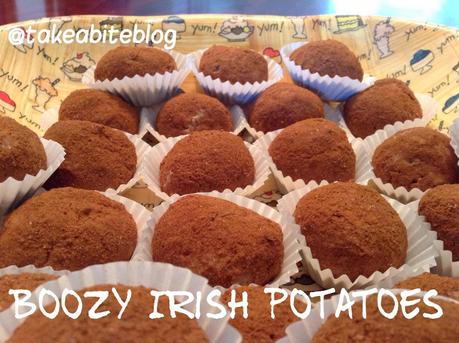 Boozy Irish Potato Candies for #StPattysDay