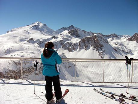 Skiing in Tignes