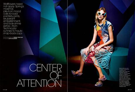 Martha Hunt - Elle Magazine US, April 2014