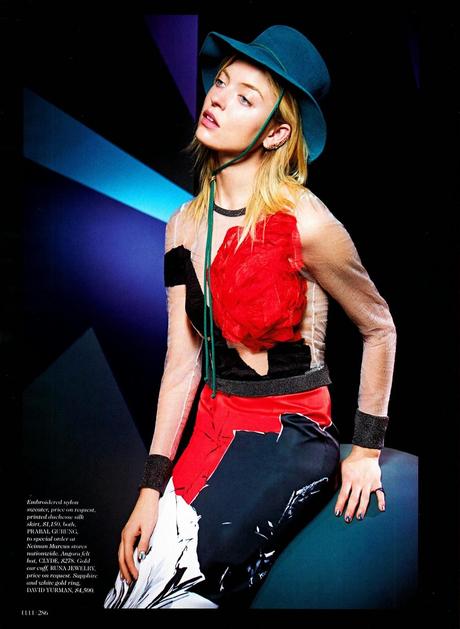 Martha Hunt - Elle Magazine US, April 2014
