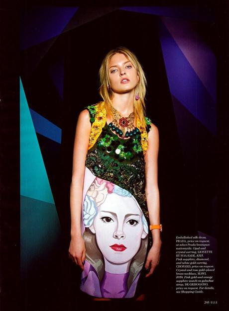 Martha Hunt - Elle Magazine US, April 2014