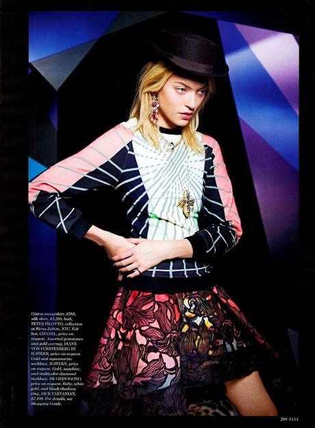 Martha Hunt - Elle Magazine US, April 2014